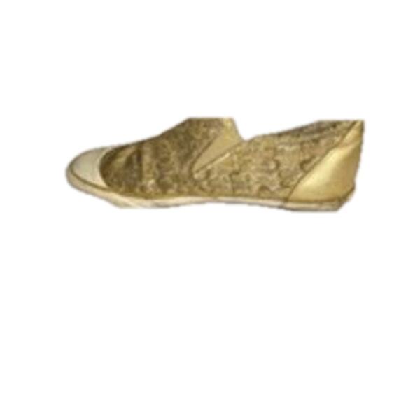 Coach Gold Shearling Slip-On Sneakers Women’s Size 7 Fuzzy Lined - Picture 7 of 14